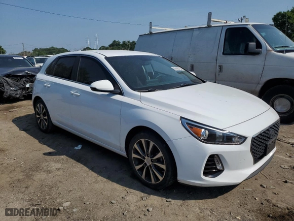 2018 Hyundai Elantra GT with VIN KMHH35LE3JU074422, listed as a Copart auction lot 59466794 with 69,448 mi miles and Salvage Title. Bid and sale history available at carsss.com. Image 4.