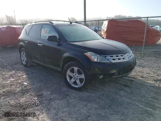 2005 Nissan Murano SL with VIN JN8AZ08T45W315692, listed as a IAAI auction lot 41662090 with 1 mi miles. Bid and sale history available at carsss.com. Image 1.