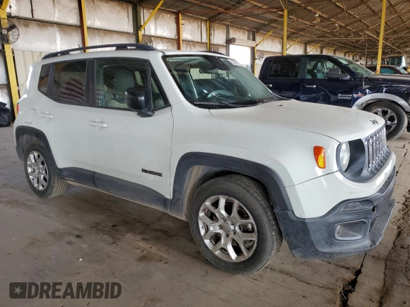 2015 Jeep Renegade Latitude with VIN ZACCJABT0FPB46280, listed as a Copart auction lot 56251035 with 85,211 mi miles and Clean Title. Bid and sale history available at DreamBid. Image 4.