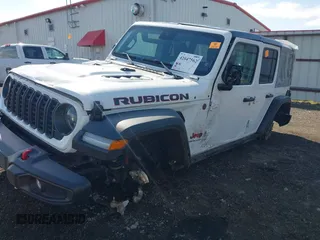 2024 Jeep Wrangler Rubicon with VIN 1C4PJXFG9RW307699, listed as a IAAI auction lot 42047562 with Not Provided miles. Bid and sale history available at carsss.com. Image 17.