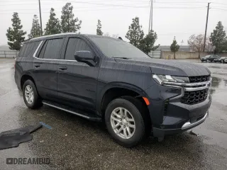 2023 Chevrolet Tahoe LS with VIN 1GNSCMED0PR286044, listed as a Copart auction lot 44389345 with 8,770 mi miles and Salvage Title. Bid and sale history available at carsss.com. Image 4.