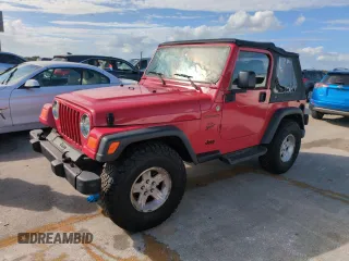 2006 Jeep Wrangler Sport with VIN 1J4FA49S06P718273, listed as a Copart auction lot 74676564 with 0 mi miles and Salvage Title. Bid and sale history available at carsss.com. Image 1.