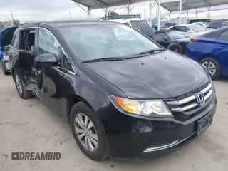 2014 Honda Odyssey EX-L z VIN 5FNRL5H69EB007106, wystawiony jako IAAI lot #41916202 z przebiegiem 164 040 mil mil oraz . Historia ofert i sprzedaży dostępna na DreamBid. Obrazek 1.