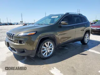 2015 Jeep Cherokee Limited with VIN 1C4PJLDB3FW572761, listed as a Copart auction lot 52529045 with 101,302 mi miles and Salvage Title. Bid and sale history available at DreamBid. Image 1.