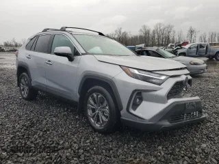 2024 Toyota RAV4 Hybrid XLE Premium with VIN 2T3B6RFV6RW066043, listed as a Copart auction lot 43470115 with 9,454 mi miles and Salvage Title. Bid and sale history available at DreamBid. Image 4.