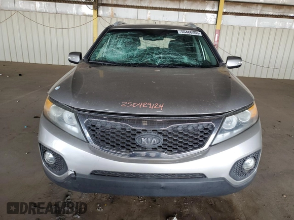 2013 Kia Sorento LX with VIN 5XYKT4A20DG374714, listed as a Copart auction lot 55486465 with Not provided miles and Salvage title. Bid and sale history available at DreamBid. Image 5.