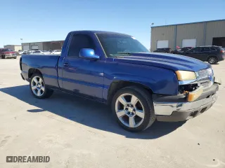 2005 Chevrolet Silverado 1500 Work Truck with VIN 1GCEC14X35Z121828, listed as a Copart auction lot 47805605 with 266,072 mi miles and Salvage Title. Bid and sale history available at carsss.com. Image 4.
