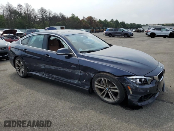 2019 BMW 4 Series 440i xDrive with VIN WBA4J7C51KBM75482, listed as a Copart auction lot 65958444 with 13,791 mi miles and Salvage Title. Bid and sale history available at carsss.com. Image 4.