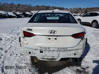 2018 Hyundai Accent SEL with VIN 3KPC24A3XJE035404, listed as a Copart auction lot 87393244 with 47,280 mi miles and Salvage Title. Bid and sale history available at carsss.com. Image 6.