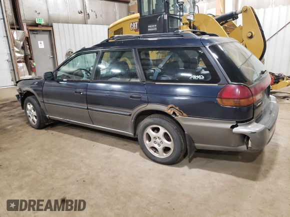 1998 Subaru Legacy Outback with VIN 4S3BG6850W7601142, listed as a Copart auction lot 57319505 with 227,489 mi miles and Salvage title. Bid and sale history available at DreamBid. Image 2.