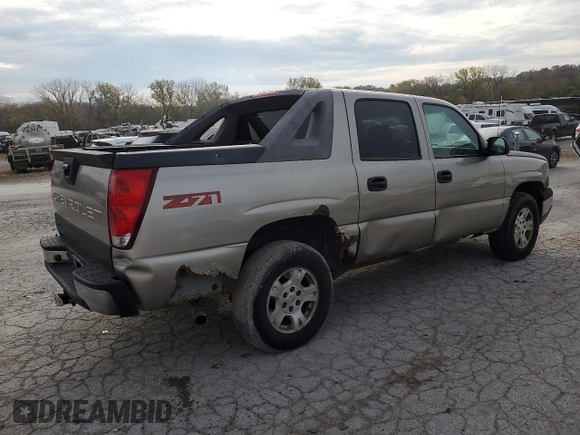 2003 Chevrolet Avalanche with VIN 3GNEK13T23G252867, listed as a Copart auction lot 77711854 with 94,320 mi miles and Clean Title. Bid and sale history available at carsss.com. Image 3.