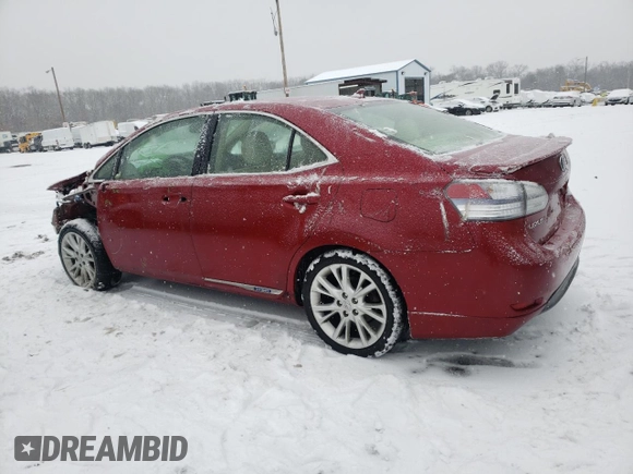 2010 Lexus HS 250h with VIN JTHBB1BA0A2034488, listed as a Copart auction lot 41578945 with 213,895 mi miles and Salvage Title. Bid and sale history available at DreamBid. Image 2.