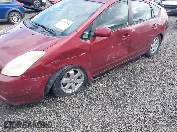 2005 Toyota Prius with VIN JTDKB20U453051802, listed as a IAAI auction lot 41831062 with 164,438 mi miles. Bid and sale history available at carsss.com. Image 6.