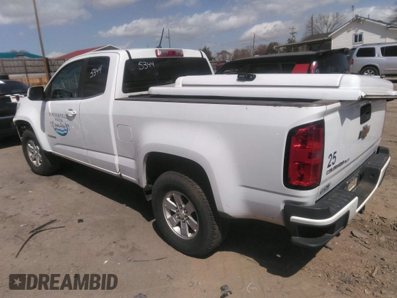 2019 Chevrolet Colorado 2WD Work Truck with VIN 1GCHSBEN7K1118301, listed as a IAAI auction lot 41839738 with 57,095 mi miles and . Bid and sale history available at DreamBid. Image 3.