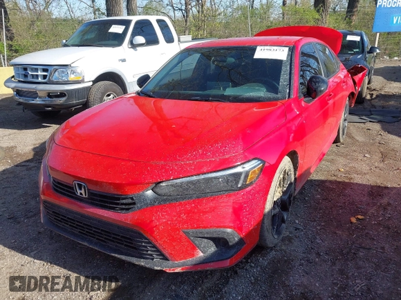 2024 Honda Civic Sport with VIN 2HGFE2F58RH538028, listed as a IAAI auction lot 41983173 with 23,356 mi miles and . Bid and sale history available at DreamBid. Image 17.