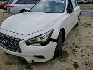 2020 Infiniti Q50 Luxe z VIN JN1EV7AR8LM252625, wystawiony jako Copart lot #58925685 z przebiegiem 7 097 mil mil oraz Szkoda całkowita • Salvage title. Historia ofert i sprzedaży dostępna na DreamBid. Obrazek 14.