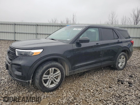 2022 Ford Explorer with VIN 1FMSK8BH0NGA40108, listed as a Copart auction lot 86557984 with 70,806 mi miles and Salvage Title. Bid and sale history available at carsss.com. Image 1.