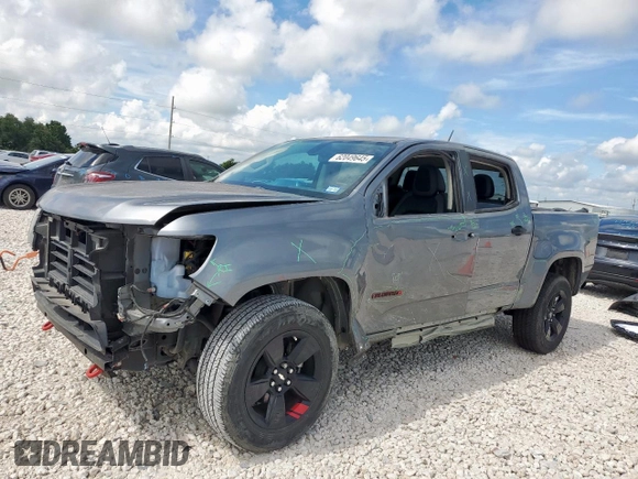 2021 Chevrolet Colorado 2WD LT with VIN 1GCGSCEN6M1135577, listed as a Copart auction lot 62049645 with 27,089 mi miles and Salvage title. Bid and sale history available at DreamBid. Image 1.