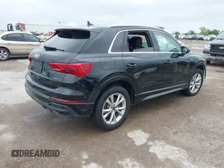 2023 Audi Q3 S line Premium with VIN WA1DECF37P1037177, listed as a IAAI auction lot 42124532 with 45,953 mi miles and . Bid and sale history available at DreamBid. Image 4.