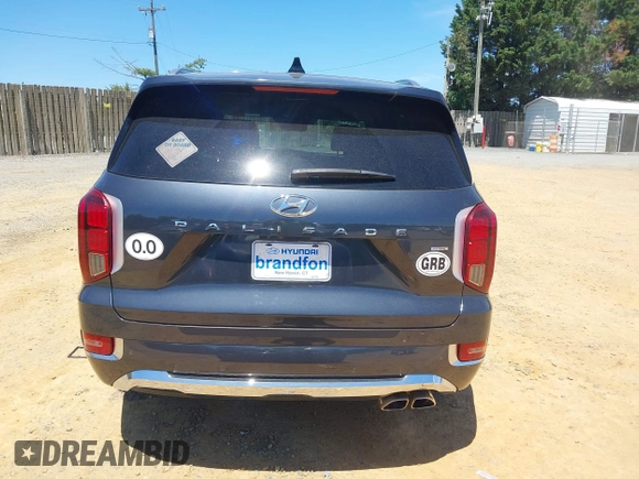 2020 Hyundai Palisade Limited with VIN KM8R5DHE4LU082503, listed as a IAAI auction lot 42294009 with 34,060 mi miles and . Bid and sale history available at DreamBid. Image 16.