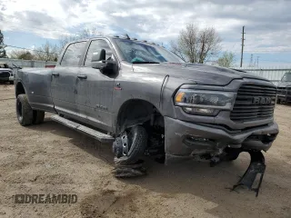2024 Ram 3500 Laramie with VIN 3C63RRJL3RG150085, listed as a Copart auction lot 51993684 with 2,574 mi miles and Non Repairable. Bid and sale history available at carsss.com. Image 4.