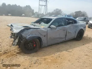 2021 Dodge Charger SRT Hellcat Widebody with VIN 2C3CDXL94MH578659, listed as a Copart auction lot 47178665 with 0 mi miles and Salvage Title. Bid and sale history available at carsss.com. Image 1.