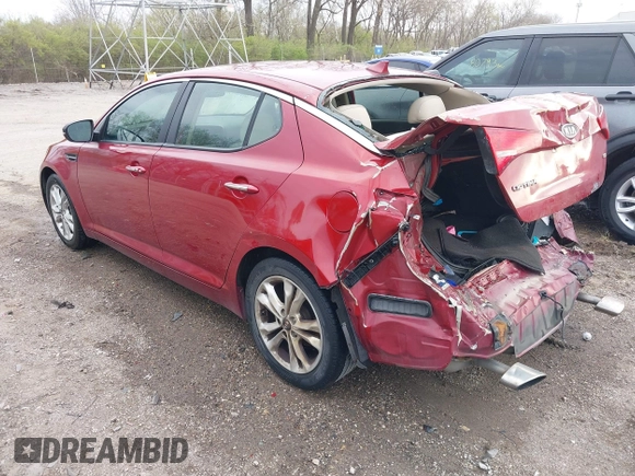 2011 Kia Optima EX with VIN KNAGN4A7XB5069820, listed as a IAAI auction lot 41961516 with 106,325 mi miles and . Bid and sale history available at carsss.com. Image 3.