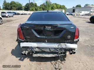 2018 Cadillac CT6 Luxury AWD with VIN 1G6KD5RS4JU159650, listed as a Copart auction lot 70673724 with 72,724 mi miles and Salvage Title. Bid and sale history available at carsss.com. Image 6.