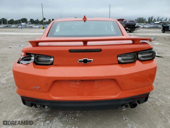 2019 Chevrolet Camaro 2SS with VIN 1G1FG1R77K0135970, listed as a Copart auction lot 86083384 with 0 mi miles and Salvage Title. Bid and sale history available at carsss.com. Image 6.