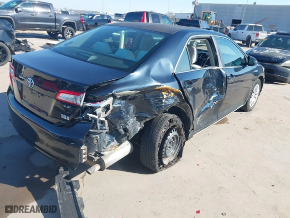 2013 Toyota Camry Hybrid LE with VIN 4T1BD1FK6DU070138, listed as a IAAI auction lot 41668658 with 148,065 mi miles. Bid and sale history available at carsss.com. Image 4.