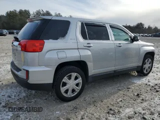 2017 GMC Terrain SLE with VIN 2GKALMEK8H6279332, listed as a Copart auction lot 85909124 with 48,423 mi miles and Salvage Title. Bid and sale history available at carsss.com. Image 3.