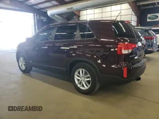 2014 Kia Sorento LX with VIN 5XYKTCA65EG502041, listed as a Copart auction lot 55487085 with 146,182 mi miles and Clean Title. Bid and sale history available at carsss.com. Image 2.