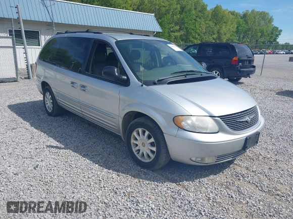 2003 Chrysler Town & Country LXi with VIN 2C4GP54L03R228442, listed as a IAAI auction lot 41886110 with 169,736 mi miles. Bid and sale history available at carsss.com. Image 1.