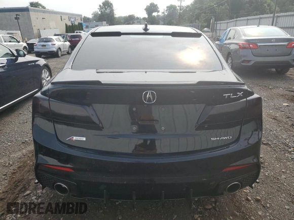 2018 Acura TLX w/A-SPEC Pkg with VIN 19UUB3F69JA005672, listed as a Copart auction lot 60064043 with 0 mi miles. Bid and sale history available at carsss.com. Image 6.