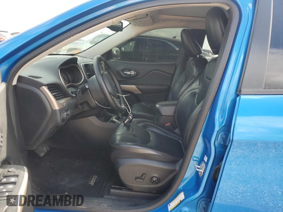 2018 Jeep Cherokee Limited with VIN 1C4PJLDX5JD584152, listed as a Copart auction lot 44037855 with 109,535 mi miles and Salvage title. Bid and sale history available at DreamBid. Image 7.