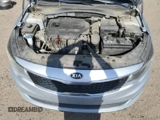 2017 Kia Optima LX with VIN 5XXGT4L35HG122821, listed as a Copart auction lot 59802025 with 163,232 mi miles and Salvage title. Bid and sale history available at DreamBid. Image 11.