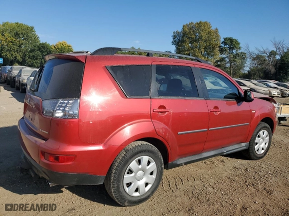 2011 Mitsubishi Outlander ES with VIN JA4AS2AW5BU034308, listed as a Copart auction lot 71497904 with 183,204 mi miles and Salvage Title. Bid and sale history available at carsss.com. Image 3.