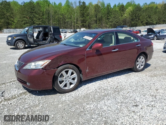 2007 Lexus ES 330 with VIN JTHBJ46G272152506, listed as a Copart auction lot 52325285 with 103,744 mi miles and Salvage Title. Bid and sale history available at DreamBid. Image 1.