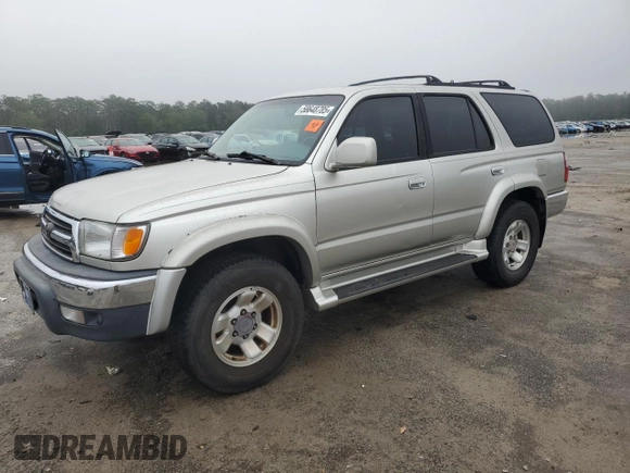 2000 Toyota 4Runner SR5 z VIN JT3GN86R6Y0145225, wystawiony jako Copart lot #58648785 z przebiegiem 162 374 mil mil oraz Czysty tytuł • Clean title. Historia ofert i sprzedaży dostępna na DreamBid. Obrazek 1.