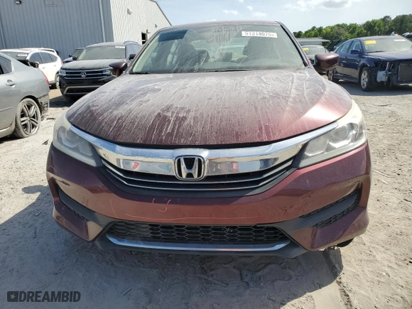 2016 Honda Accord Sedan LX with VIN 1HGCR2F31GA105393, listed as a Copart auction lot 51314075 with 91,945 mi miles and Salvage Title. Bid and sale history available at carsss.com. Image 5.