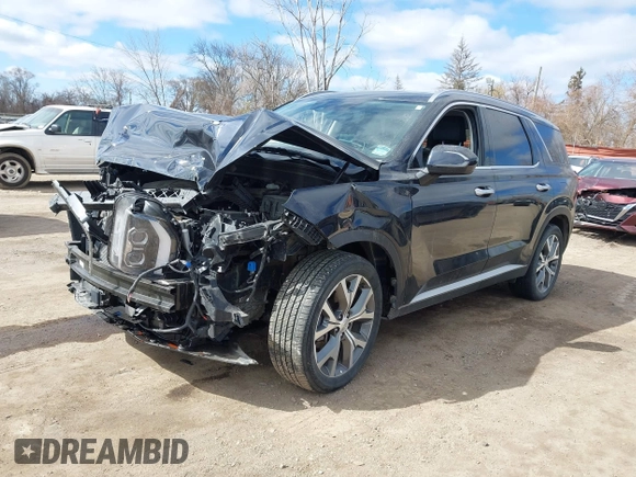 2022 Hyundai Palisade SEL z VIN KM8R4DHE3NU457853, wystawiony jako IAAI lot #42028080 z przebiegiem 34 654 mil mil oraz . Historia ofert i sprzedaży dostępna na DreamBid. Obrazek 17.