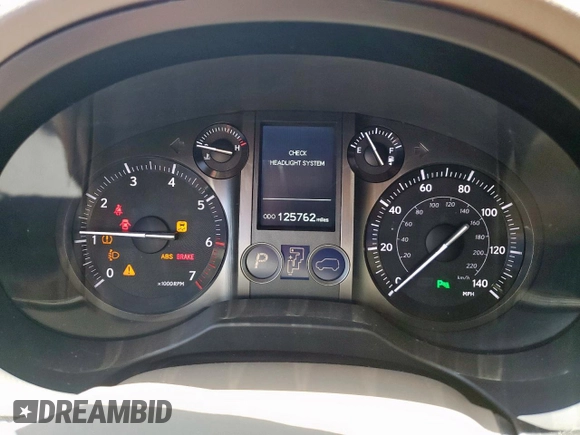 2017 Lexus GX 460 with VIN JTJBM7FX8H5164277, listed as a Copart auction lot 57913665 with 125,762 mi miles and Clean title. Bid and sale history available at DreamBid. Image 9.