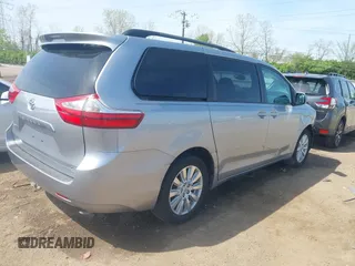 2017 Toyota Sienna LE with VIN 5TDJZ3DC2HS166433, listed as a IAAI auction lot 42084039 with 121,540 mi miles and . Bid and sale history available at DreamBid. Image 4.