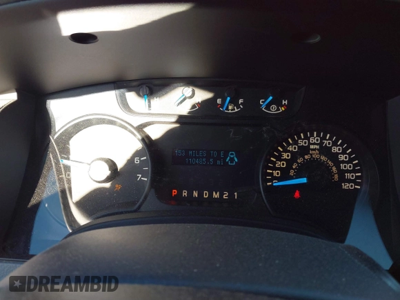 2014 Ford F-150 XL with VIN 1FTFX1EF1EFD02412, listed as a IAAI auction lot 41835121 with 110,485 mi miles. Bid and sale history available at carsss.com. Image 7.