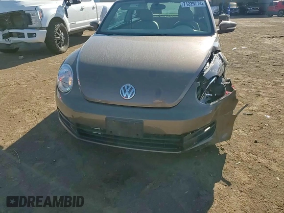 2015 Volkswagen Beetle with VIN 3VWH17AT3FM604193, listed as a Copart auction lot 72023304 with 49,958 mi miles and Salvage Title. Bid and sale history available at DreamBid. Image 10.