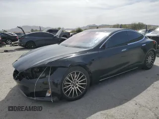 2018 Tesla Model S 75D with VIN 5YJSA1E2XJF263671, listed as a Copart auction lot 50804095 with 114,244 mi miles and Salvage Title. Bid and sale history available at DreamBid. Image 1.