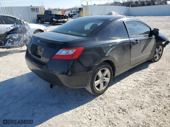 2008 Honda Civic Cpe EX with VIN 2HGFG12868H514944, listed as a Copart auction lot 42217355 with NaN miles and Salvage Title. Bid and sale history available at carsss.com. Image 3.