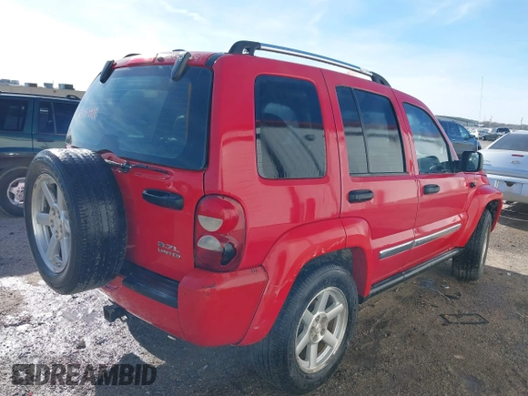 2005 Jeep Liberty Limited with VIN 1J4GK58K15W579851, listed as a IAAI auction lot 40739928 with 240,260 mi miles and . Bid and sale history available at carsss.com. Image 4.