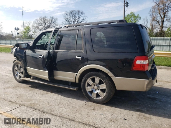 2010 Ford Expedition Eddie Bauer with VIN 1FMJU1J5XAEB03466, listed as a Copart auction lot 53208285 with Not provided miles and Salvage title. Bid and sale history available at DreamBid. Image 2.