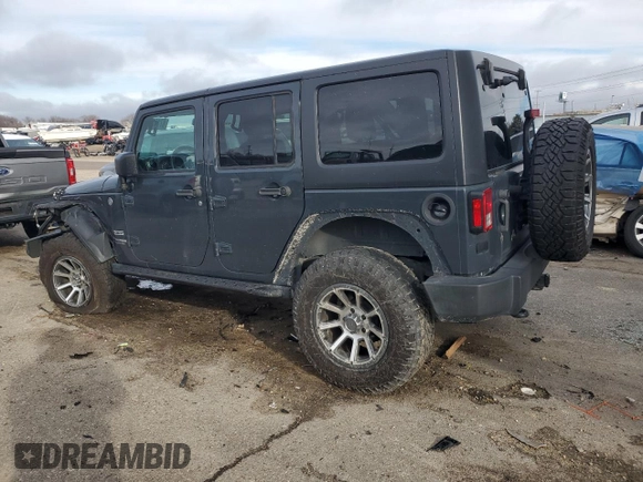 2018 Jeep Wrangler JK Unlimited Sport with VIN 1C4BJWDG0JL834219, listed as a Copart auction lot 87192904 with 77,452 mi miles and Salvage Title. Bid and sale history available at carsss.com. Image 2.
